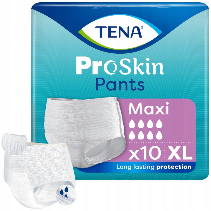Majtki chłonne TENA Pants Maxi XL bielizna dla dorosłych, otyłych b.chłonne