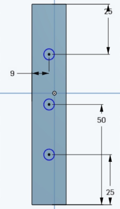 Przymiar do Wiercenia Otworów pod Wkręty – Szablon Trasujący