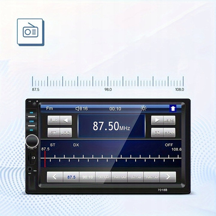 RADIO SAMOCHODOWE BLUETOOTH 2 DIN 7 CALI DOTYKOWY EKRAN USB AUX SD +