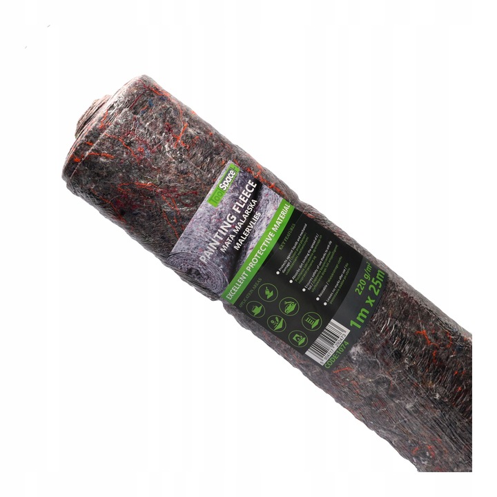 MATA MALARSKA OCHRONNA FILC Z FOLIĄ 1x25mb MOCNA!