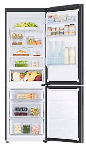 Lodówka SAMSUNG RB33B612EBN/EF 185cm Czarny No Frost SpaceMax