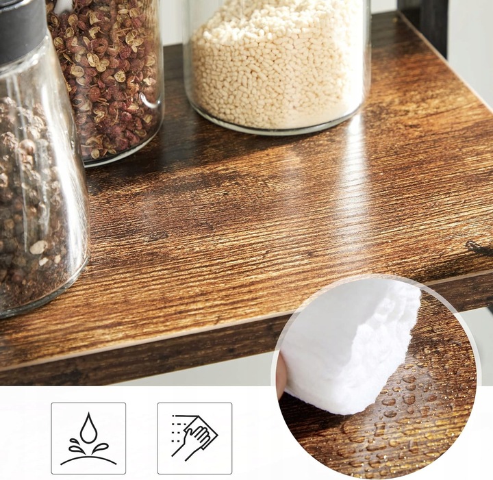 Regał STOJAK półka do kuchni 2 POZIOMY na przyprawy 42x18x43 blat