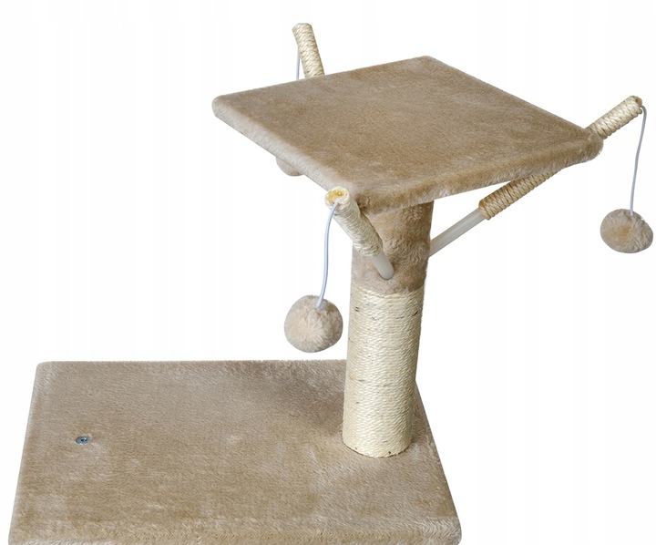 DRAPAK DLA KOTA DOMEK LEGOWISKO SŁUPEK Z ZABAWKAMI