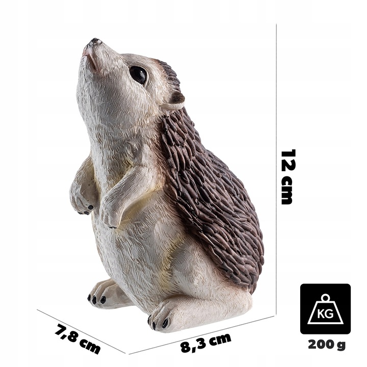 FIGURA OGRODOWA FIGURKA DEKORACJA OZDOBA DO OGRODU JEŻ JEŻYK NA