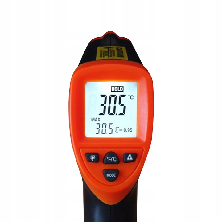 Pirometr TERMOMETR LASEROWY bezdotykowy do GASTRONOMI PRZEMYSŁU -50-500°C