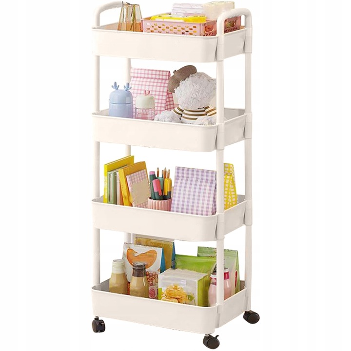 SZAFKA PÓŁKA KUCHENNA ŁAZIENKOWA REGAŁ MOBILNY ORGANIZER WÓZEK NA