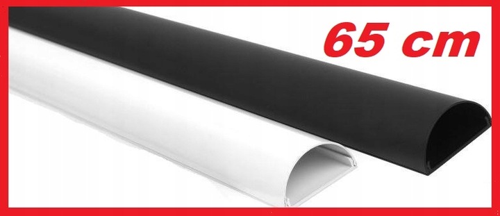 LISTWA MASKUJĄCA RTV DO KABLI 65 cm POŁYSK