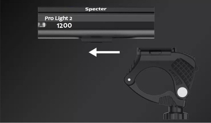 Oświetlenie rowerowe Specter ProLight2 1200lm 3 LED lampa lampka rowerowa