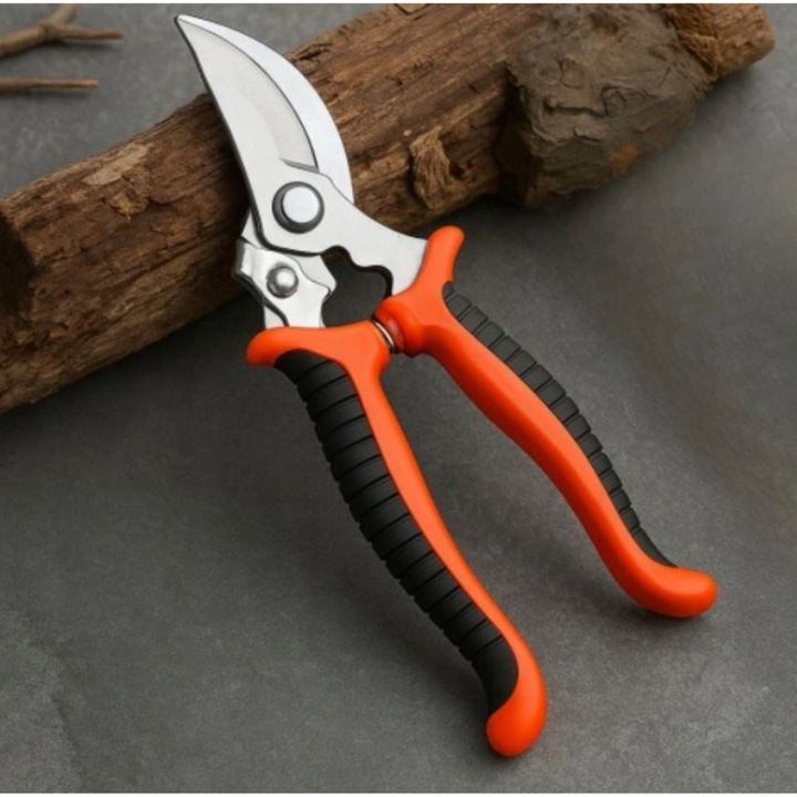 Sekator ogrodowy Ręczny do Pędów krzewów kwiatów OSTRY mocny STAL