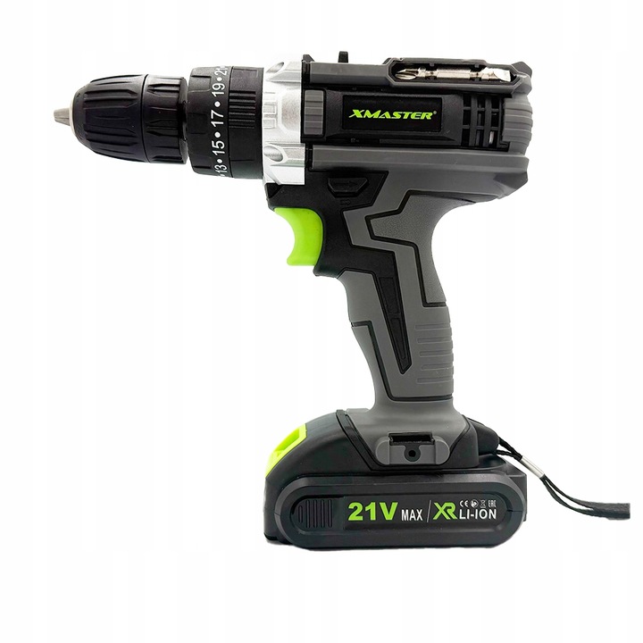 UDAROWA WIERTARKO WKRĘTARKA AKUMULATOROWA BITY NASADKI WALIZKA ZESTAW