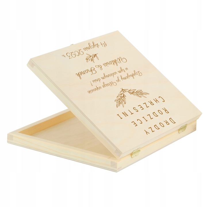 PODZIĘKOWANIE DLA RODZICÓW CHRZESTNYCH NA ŚLUB