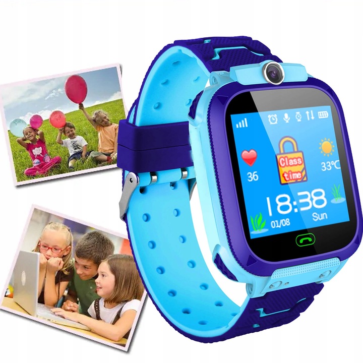 ZEGAREK DZIECIĘCY NA KARTE SIM Z FUNKCJĄ DZWONIENIA SMARTWATCH APARAT GPS