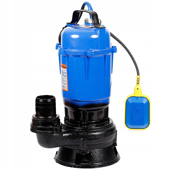 POMPA DO WODY BRUDNEJ CZYSTEJ SZAMBA SZLAMU PŁYWAK ROZDRABNIACZ MOCNA