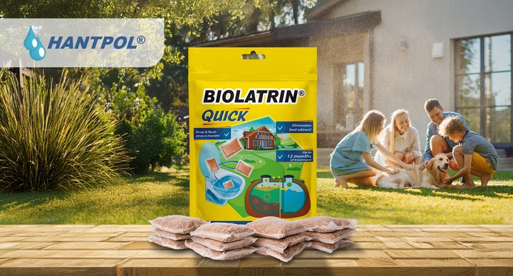 Bakterie do szamba i oczyszczalni silny bio produkt BIOLATRIN Quick 12