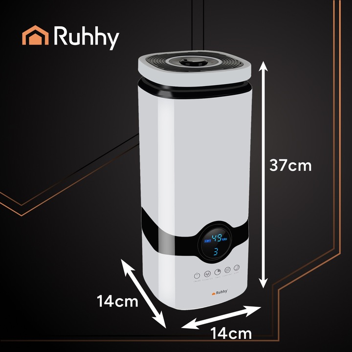 Nawilżacz Powietrza Automatyczny RUHHY Aromaterapia 3w1 Dyfuzor