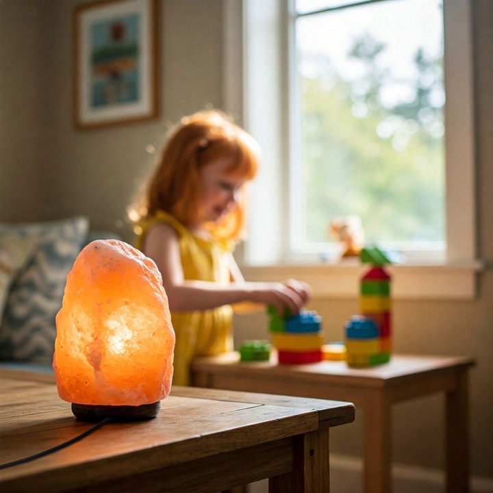 LAMPA SOLNA sól Himalajska 3-5 KG JONIZATOR Lampka Naturalna bryła z