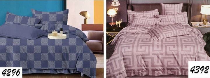 POŚCIEL KOMPLET SYPIALNIA 160x200 BAWEŁNA SATYNOWA 2X POSZEWSKI 70x80 WZORY