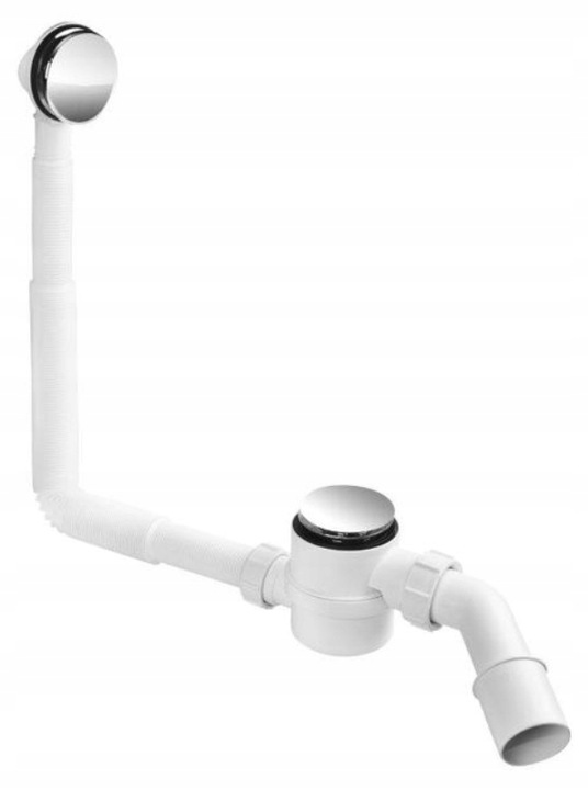 McAlpine SYFON WANNOWY HC2600CL czyszczony od góry chrom