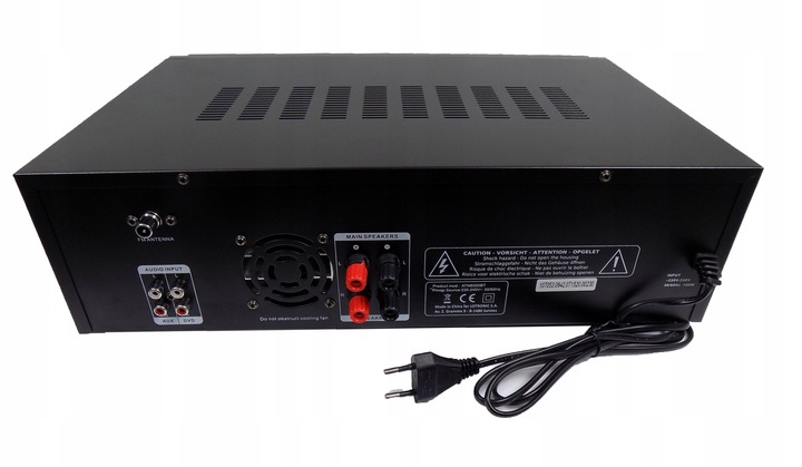 KOLUMNY ESTRADOWE 1600W + KOŃCÓWKA BT NAGŁOŚNIENIE