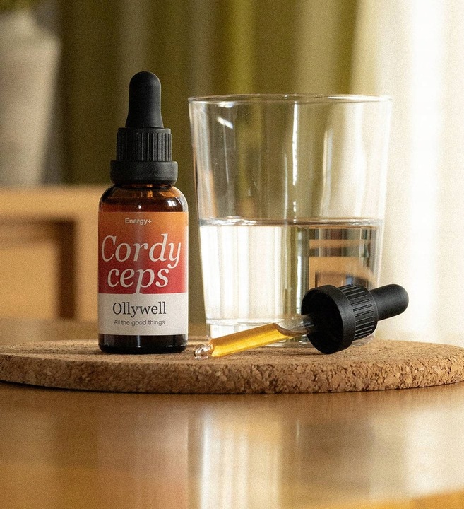 Lion's Mane, Cordyceps - krople, full spectrum, ekstrakt z Polski