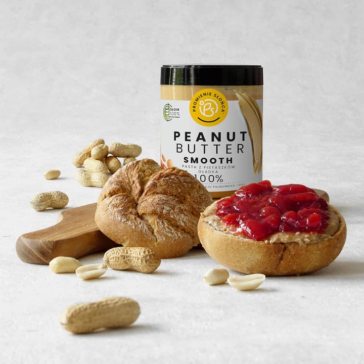 KREM ORZECHOWY 100% PEANUT BUTTER 1kg SMOOTH