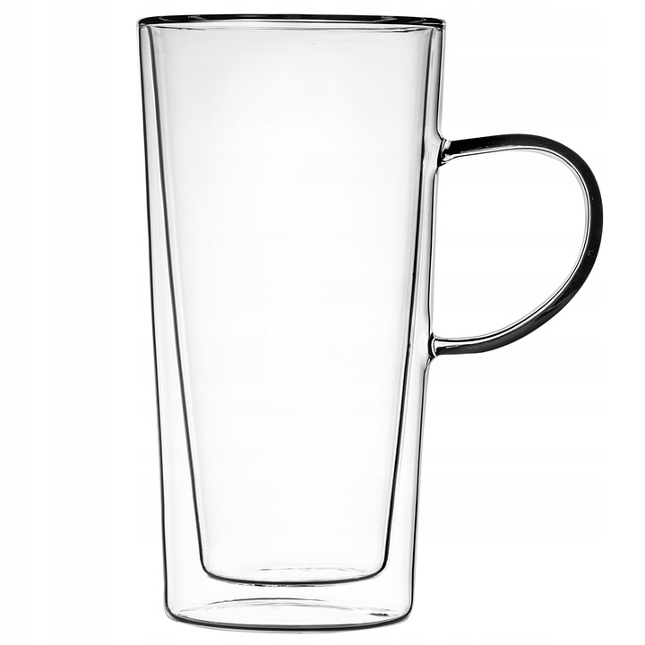 2x SZKLANKI DO KAWY HERBATY LATTE 470ml TERMICZNE Z PODWÓJNĄ ŚCIANKĄ DUŻE