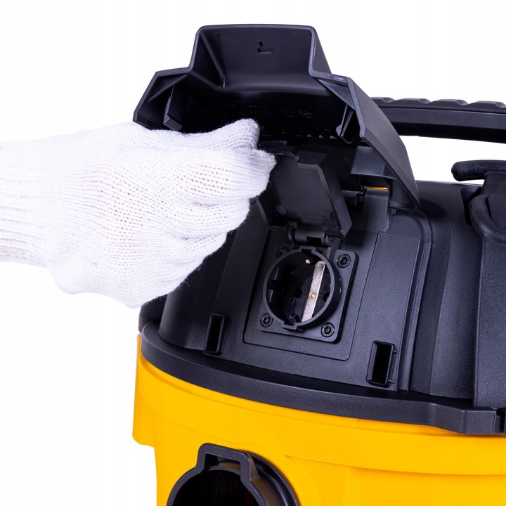 Odkurzacz przemysłowy Dewalt 1050W 20L gniazdo do elektronarzędzi