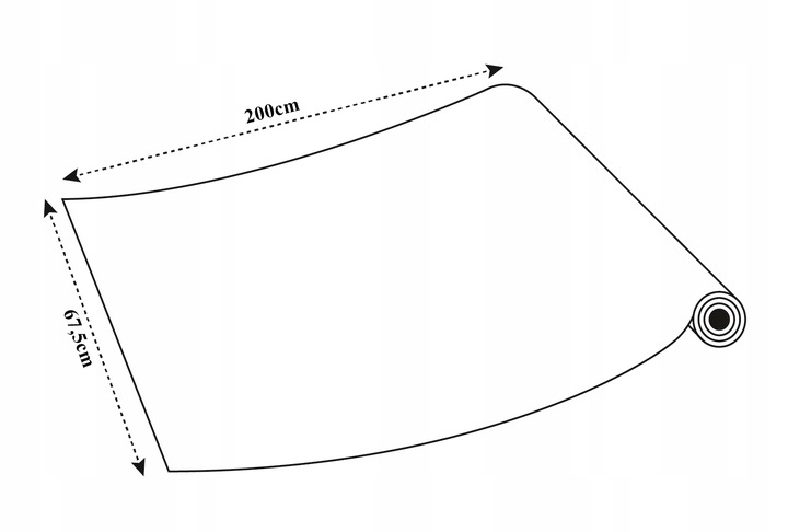 Okleina Na Blat Dąb Ribbec Folia Meblowa Drewno PCV Rolka Wymiar