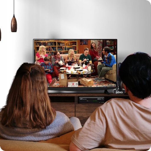 Tuner Dekoder DVBT2 DekoTV PRO2 tv naziemnej DVB-T2 DEKO + Antena RF + Wifi