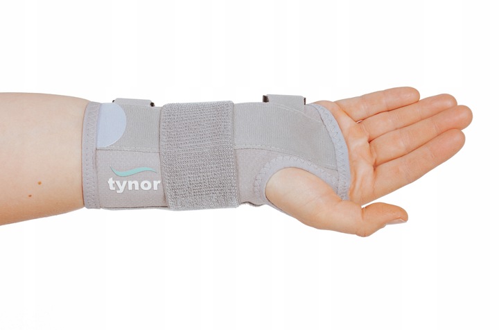 ORTEZA NADGARSTKA STABILIZATOR NA NADGARSTEK OPASKA NA RĘKĘ Z SZYNĄ NA RZEP