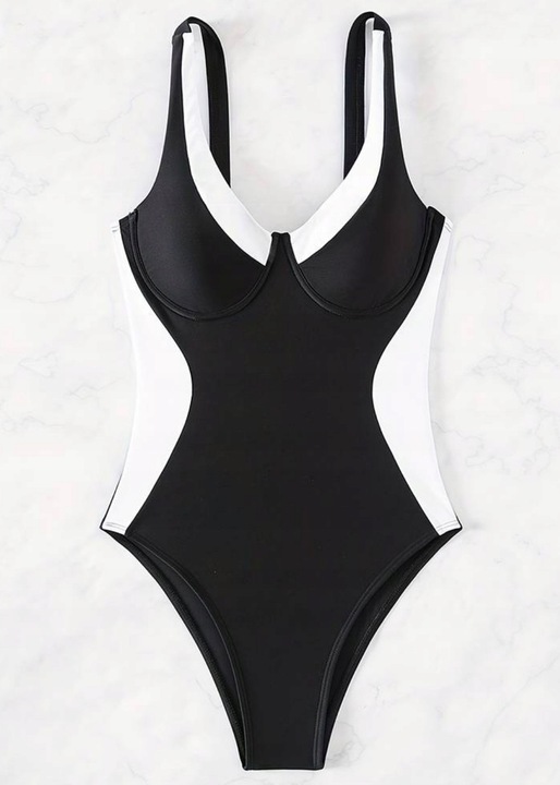 WYSZCZUPLAJĄCY STRÓJ KĄPIELOWY JEDNOCZĘŚCIOWY KOSTIUM DAMSKI PUSH UP XL 42