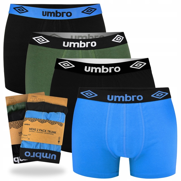 UMBRO Bokserki Męskie 4 sztuki BM562 Rozmiar L