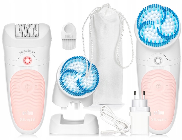 DEPILATOR BRAUN Silk-epil 5 (Wet&Dry) SensoSmart MICROGRIP + GŁOWICA SPA !