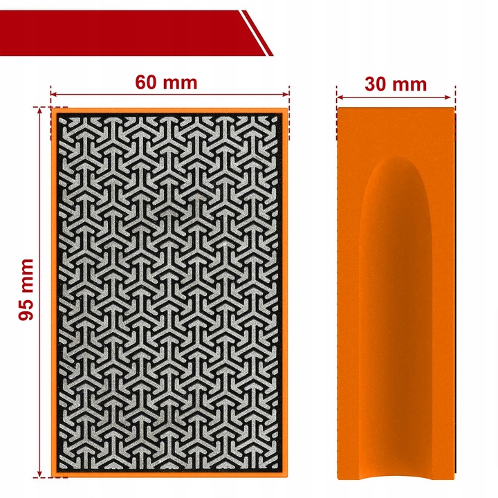 KOSTKA ŚCIERNA DIAMENTOWA POLERSKA SZLIFOWANIA GRESU KAMIENIA PŁYTEK