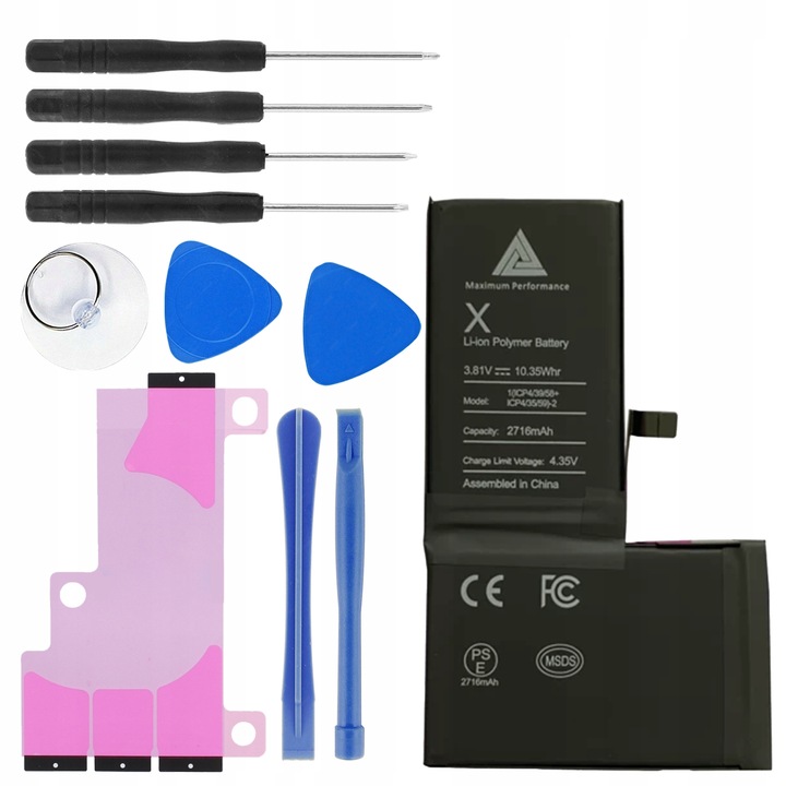 Bateria do Apple iPhone X ŚWIEŻA PARTIA +NARZĘDZIA