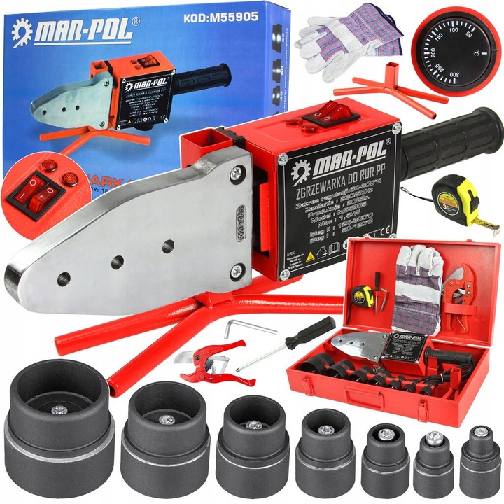 ZGRZEWARKA zgrzewarki DO ZGRZEWANIA RUR PP PCV ZESTAW Z WALIZKĄ