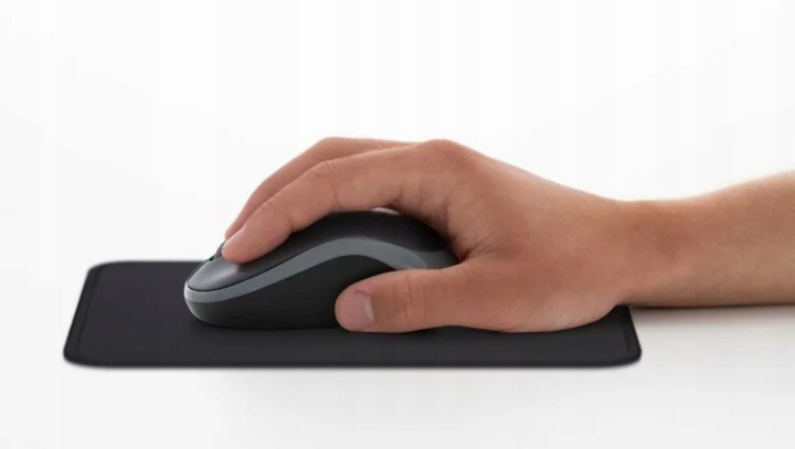 Myszka Bezprzewodowa Logitech M185 Czerwona USB 2.4GHz Optyczna IDEALNA