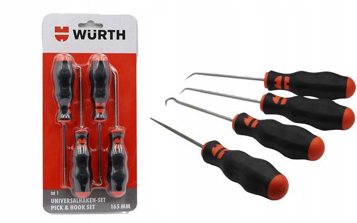 Zestaw Haczyków Do Oringów Haki Do Uszczelek Śrubokręty Hakowe Precyzyjne