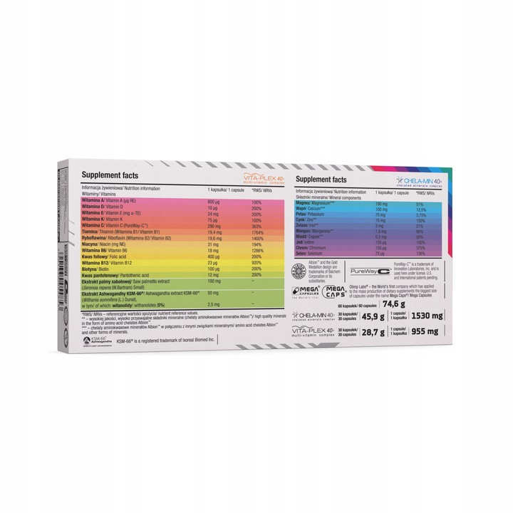 Multiwitaminy Olimp Vita-Min Multiple Sport 40+ 60 kaps.
