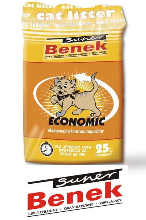 Żwirek Super Benek Economic 25l