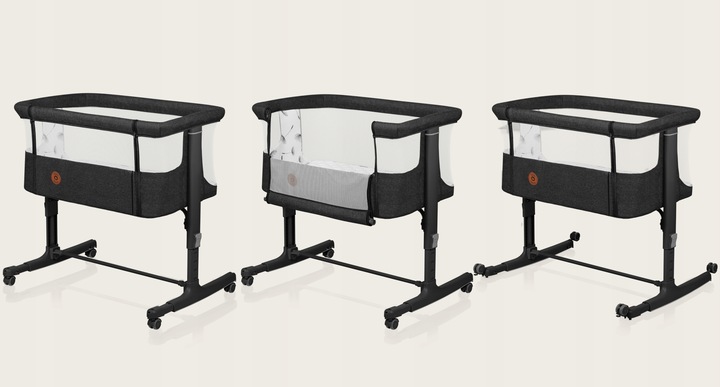 Łóżeczko dostawne dziecięce + kojec Lionelo Aurora + Otulacz bambusowy