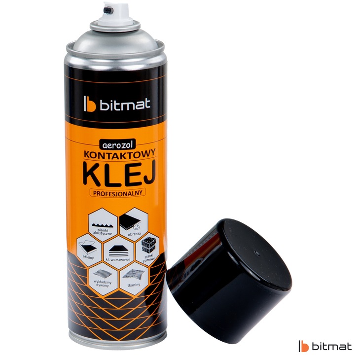 KLEJ SPRAY FILCU MAT PIANEK GĄBEK WYGŁUSZAJĄCYCH montażowy łatwa aplikacja