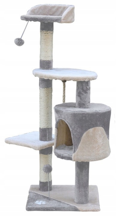 Drapak Dla Kota Kociaków Wieża Drzewko Legowisko Domek 5 Poziomów 112 cm