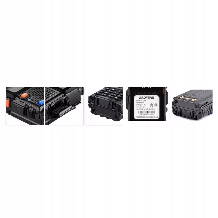 Baofeng UV-5R 5W Radio SKANER POLICJA PKP PSP OSP