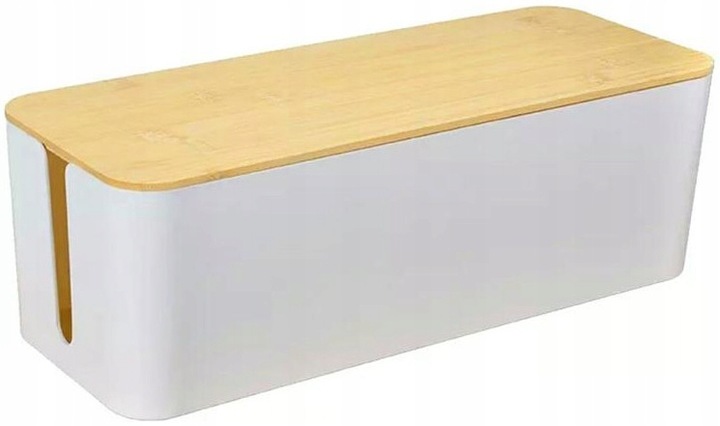 Elegancki POJEMNIK ORGANIZER schowane kable listwy
