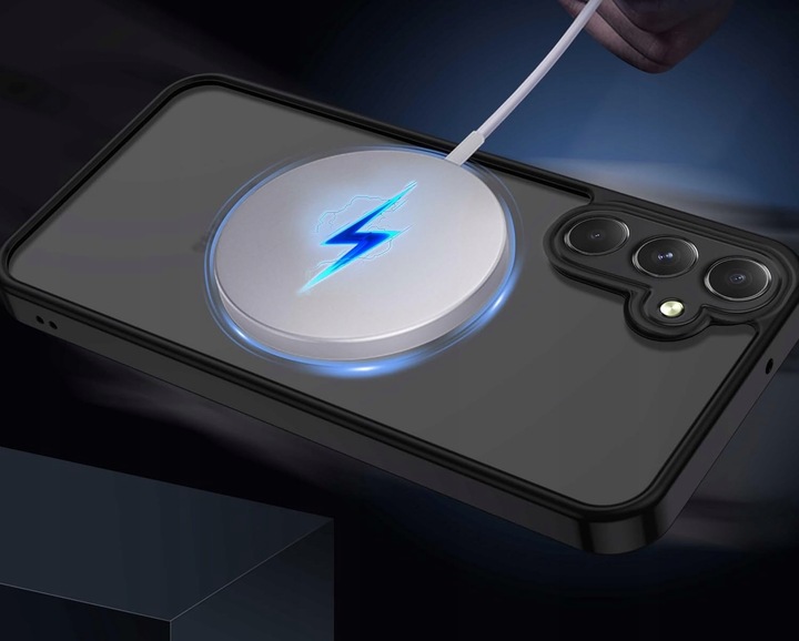 Etui do MagSafe Matt + SZKŁO Z CZYTNIKIEM LINII PAPILARNYCH do SAMSUNG S24