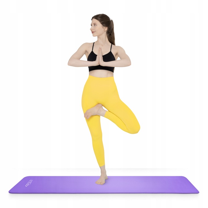 MATA DO ĆWICZEŃ JOGI GIMNASTYCZNA TRENINGOWA FITNESS KARIMATA GRUBA 1,5 CM