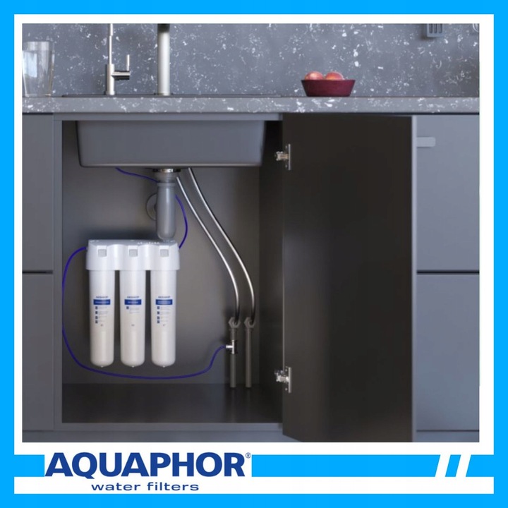 Filtr podzlewozmywakowy do wody AQUAPHOR Kryształ H z wkładami K5 KH