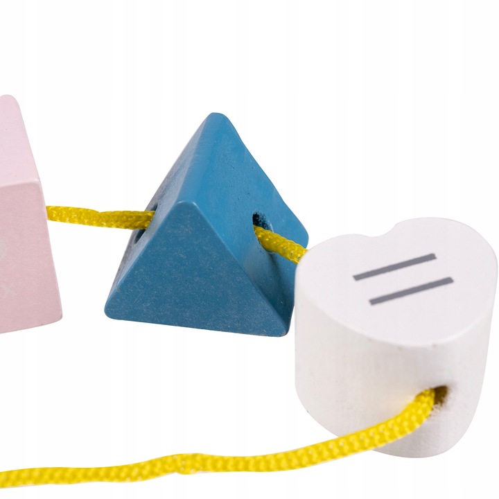 Sorter Kostka Edukacyjna Elastyczna Drewniana Sensoryczna Klocki dla Dzieci