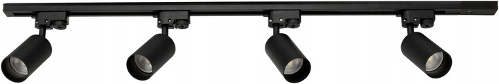 Oświetlenie Szynowe Szyna 1m 4x Reflektor LED GU10 Zestaw